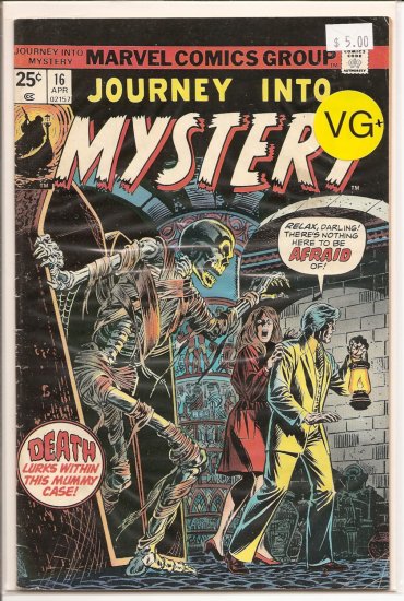 Journey into Mystery # 16, 4.5 VG +