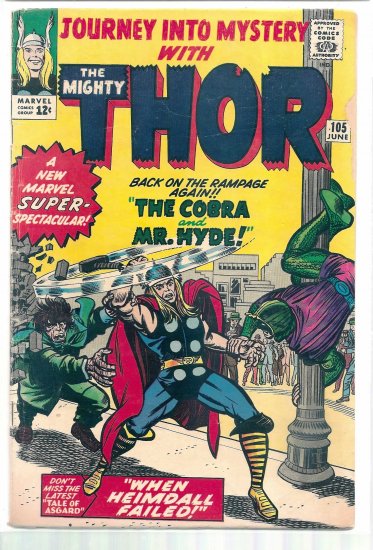 JOURNEY INTO MYSTERY # 105, 3.5 VG -