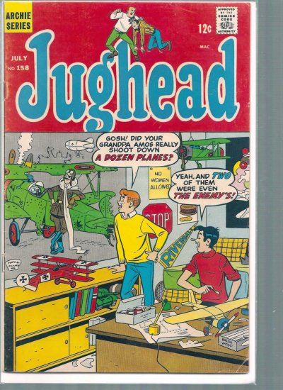 JUGHEAD # 158, 4.5 VG +