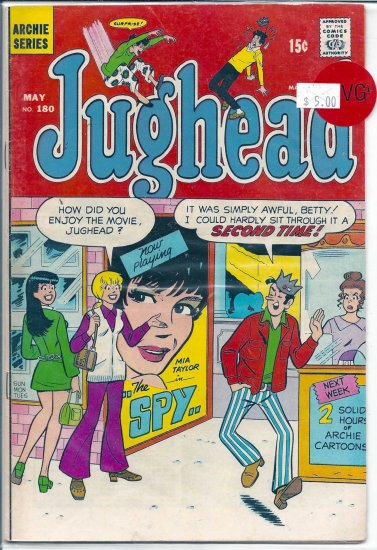Jughead # 180, 4.5 VG +