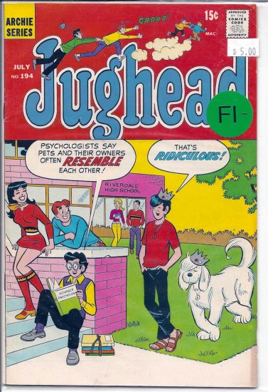 Jughead # 194, 5.5 FN -