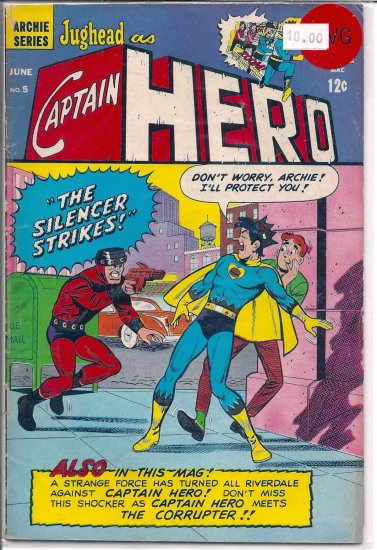 Jughead As Captain Hero # 5, 4.0 VG