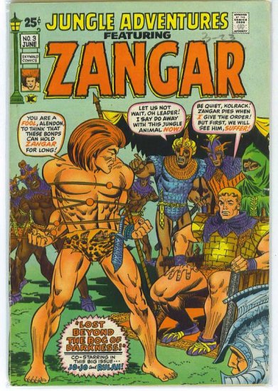 Jungle Adventures # 3, 4.5 VG +