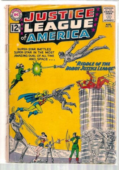 JUSTICE LEAGUE OF AMERICA # 13, 1.0 FR