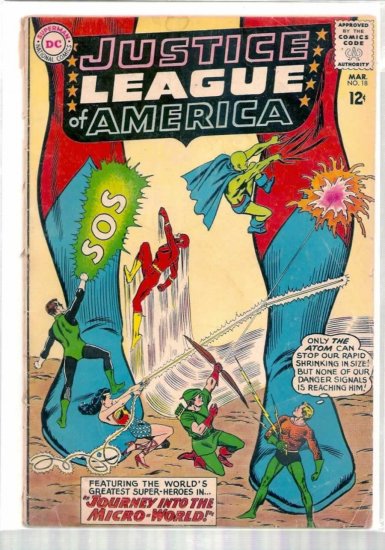 JUSTICE LEAGUE OF AMERICA # 18, 2.0 GD