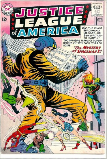 JUSTICE LEAGUE OF AMERICA # 20, 4.0 VG