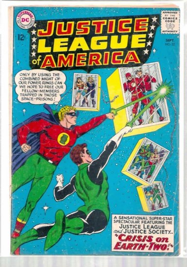 JUSTICE LEAGUE OF AMERICA # 22, 2.0 GD