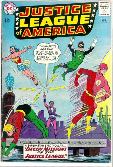 JUSTICE LEAGUE OF AMERICA # 24, 4.5 VG +