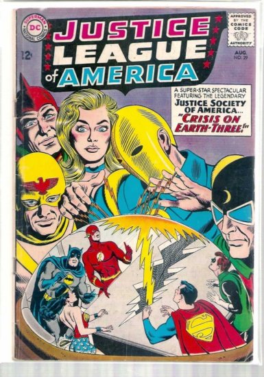 JUSTICE LEAGUE OF AMERICA # 29, 3.5 VG -