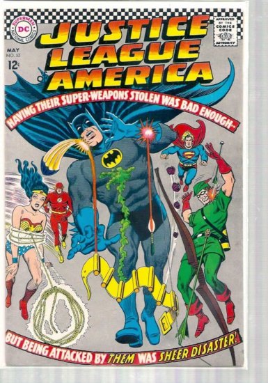 JUSTICE LEAGUE OF AMERICA # 53, 3.0 GD/VG