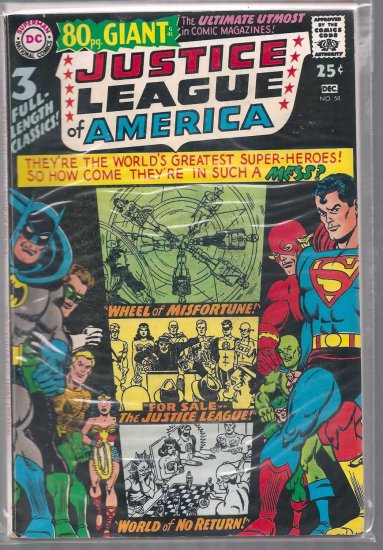 Justice League of America # 58, 6.0 FN