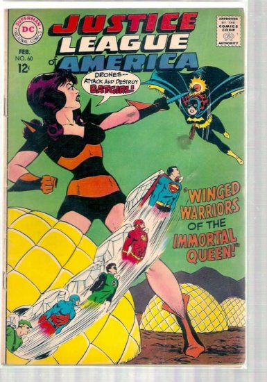 JUSTICE LEAGUE OF AMERICA # 60, 3.0 GD/VG