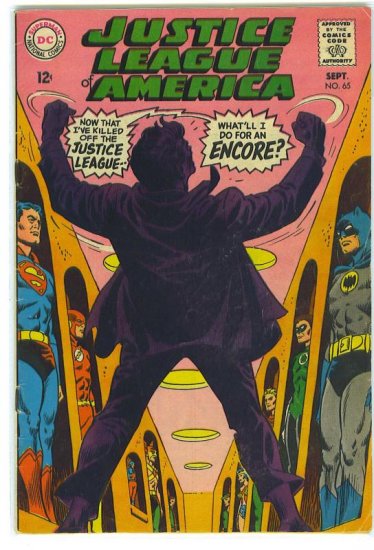 Justice League Of America # 65, 4.5 VG +
