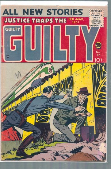 JUSTICE TRAPS THE GUILTY # 85, 3.0 GD/VG