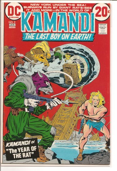 Kamandi, The Last Boy On Earth # 2, 7.5 VF -