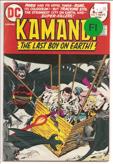 Kamandi, The Last Boy On Earth # 9, 6.0 FN
