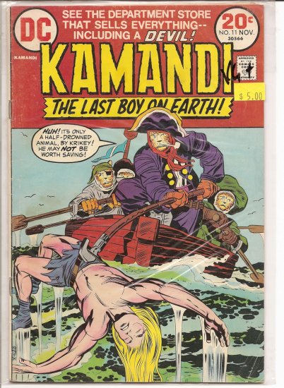 Kamandi, The Last Boy On Earth # 11, 4.5 VG +