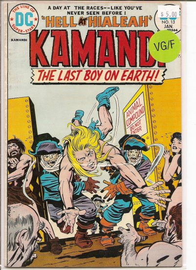 Kamandi, The Last Boy On Earth # 13, 5.0 VG/FN