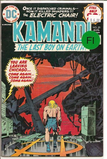 Kamandi, The Last Boy On Earth # 20, 6.0 FN