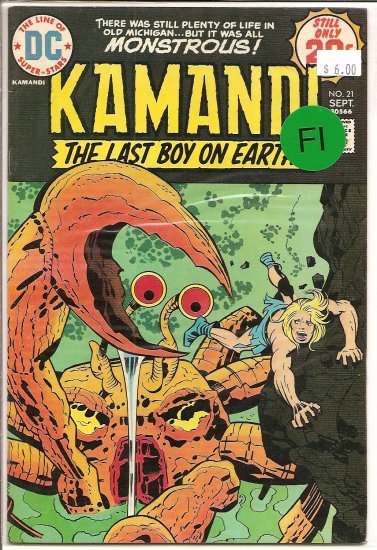 Kamandi, The Last Boy On Earth # 21, 6.0 FN