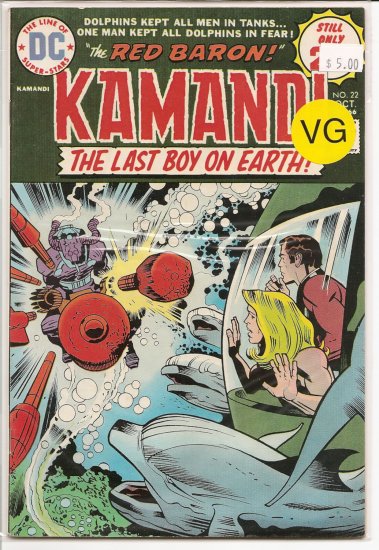 Kamandi, The Last Boy On Earth # 22, 4.0 VG
