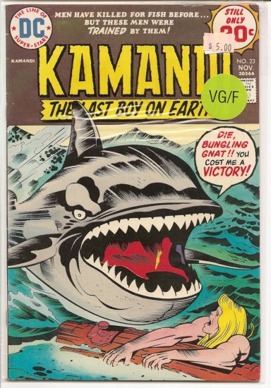 Kamandi, The Last Boy On Earth # 23, 5.0 VG/FN