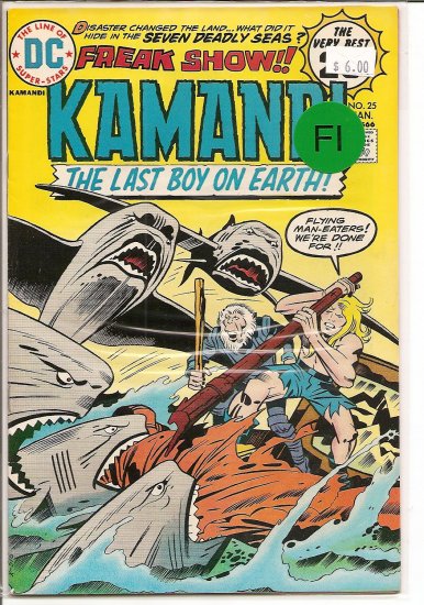 Kamandi, The Last Boy On Earth # 25, 6.0 FN