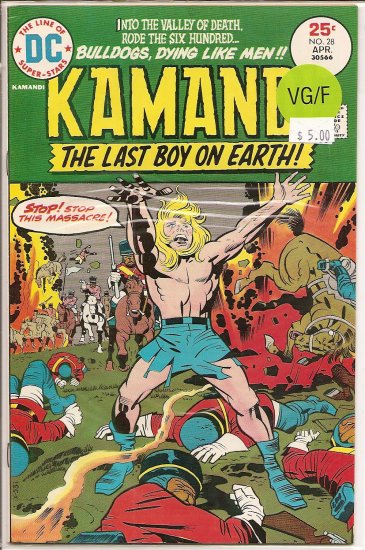 Kamandi, The Last Boy On Earth # 28, 5.0 VG/FN