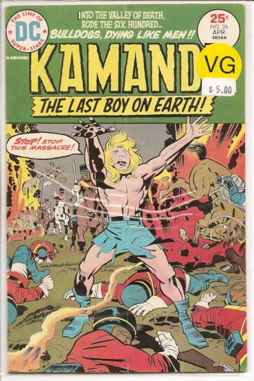 Kamandi, The Last Boy On Earth # 28, 4.0 VG