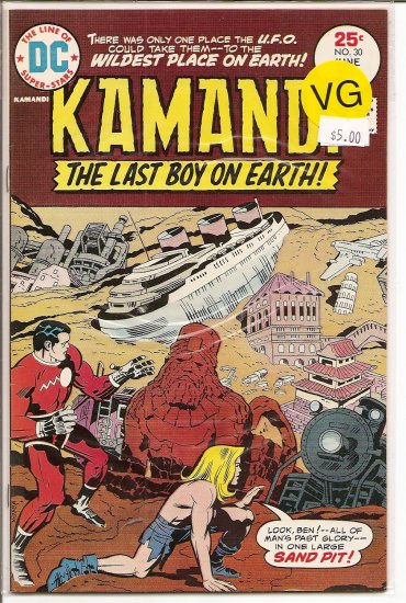 Kamandi, The Last Boy On Earth # 30, 4.0 VG
