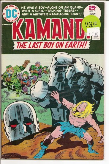 Kamandi, The Last Boy On Earth # 31, 5.0 VG/FN
