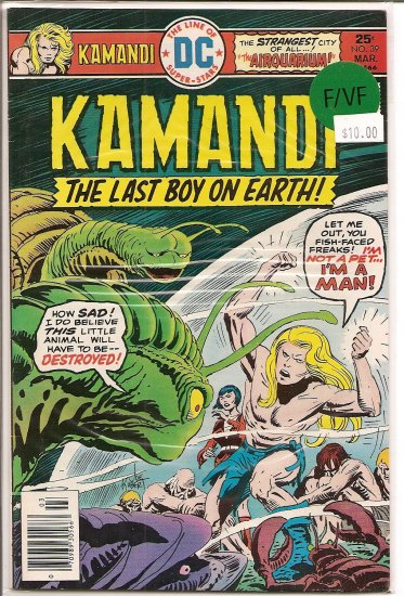 Kamandi, The Last Boy On Earth # 39, 7.0 FN/VF