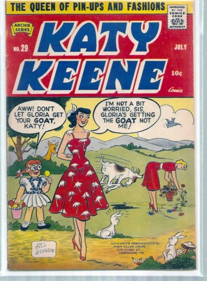 KATY KEENE # 29, 5.0 VG/FN