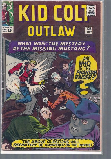 KID COLT OUTLAW # 124, 4.0 VG