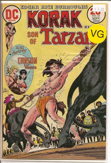 Korak, Son Of Tarzan # 53, 4.0 VG