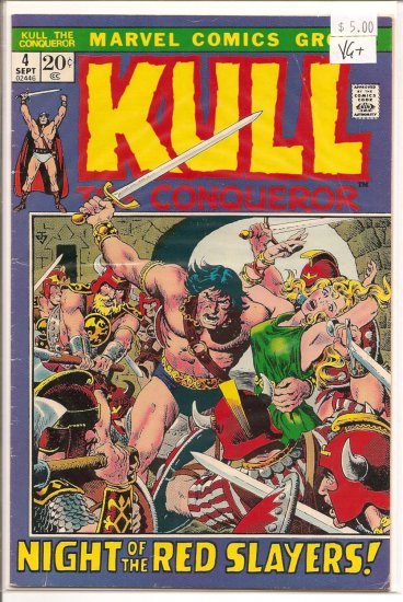 Kull The Conqueror # 4, 4.5 VG +