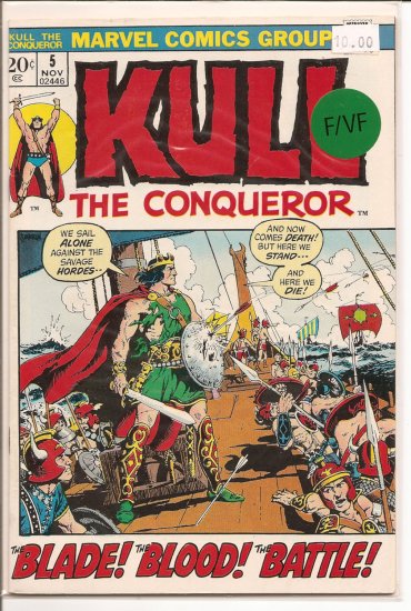 Kull the Conqueror # 5, 7.0 FN/VF