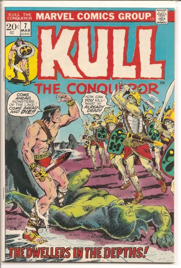Kull the Conqueror # 7, 7.5 VF -