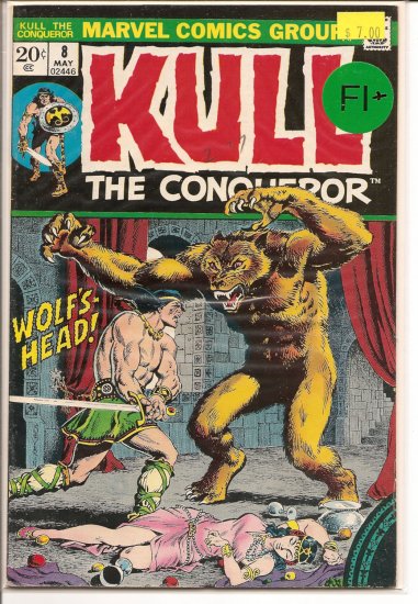 Kull The Conqueror # 8, 6.5 FN +