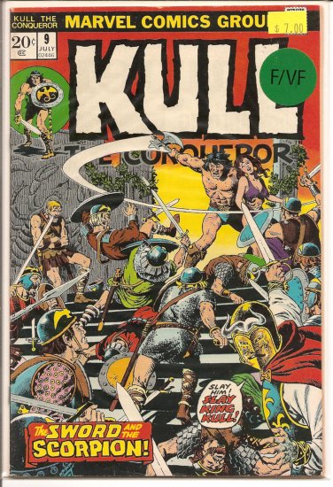 Kull The Conqueror # 9, 7.0 FN/VF