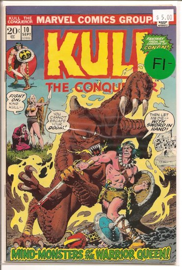 Kull The Conqueror # 10, 5.5 FN -