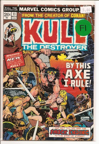 Kull the Destroyer # 11, 6.0 FN