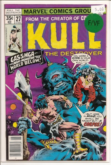 Kull The Destroyer # 27, 7.0 FN/VF