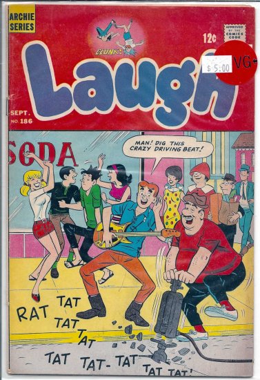Laugh Comics # 186, 4.5 VG +