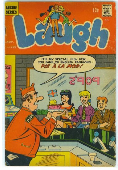 Laugh Comics # 200, 3.0 GD/VG