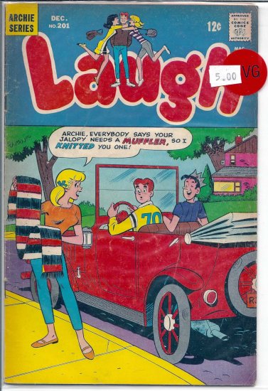 Laugh Comics # 201, 4.0 VG