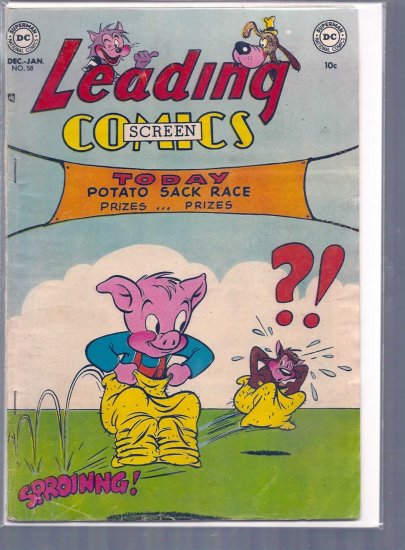LEADING SCREEN COMICS # 58, 3.5 VG -