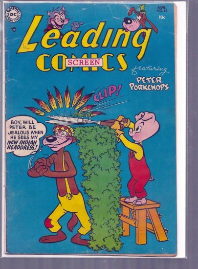 LEADING SCREEN COMICS # 69, 4.0 VG