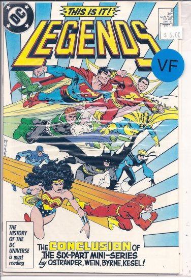 Legends # 6, 8.0 VF