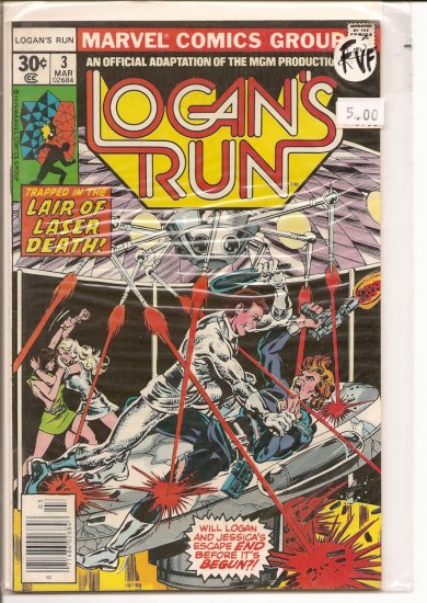 Logan's Run # 3, 7.0 FN/VF